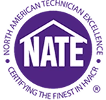 NATE certified technicians