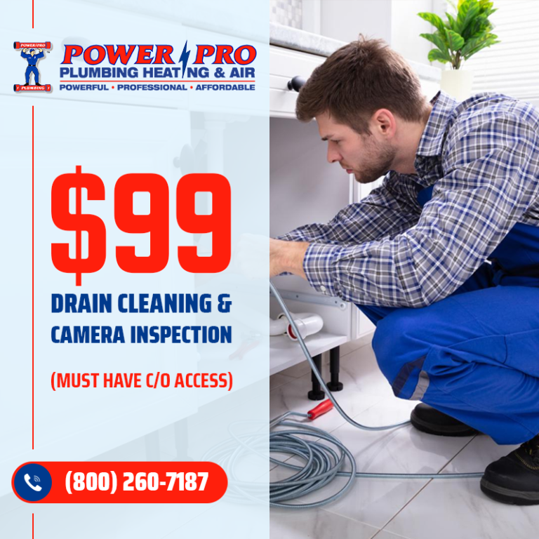 99 DRAIN CLEANING And CAMERA INSPECTION