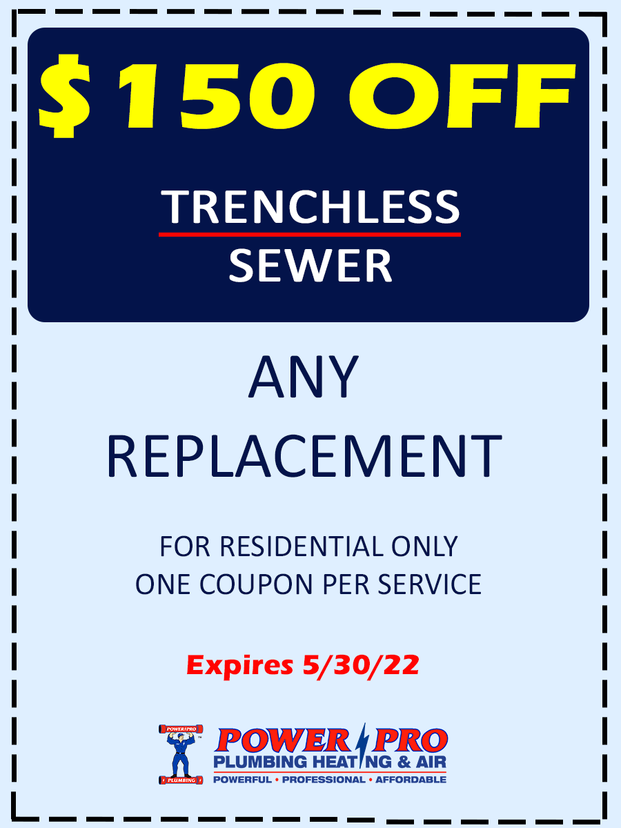 $150 OFF Trenchless Sewer