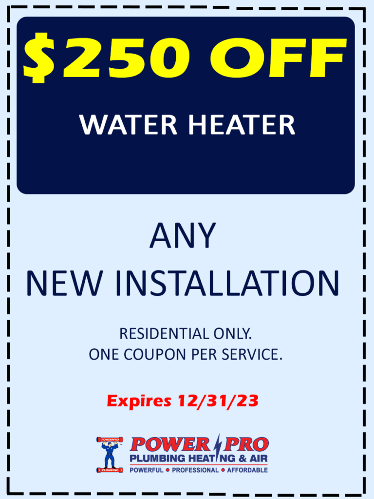 250off water heater